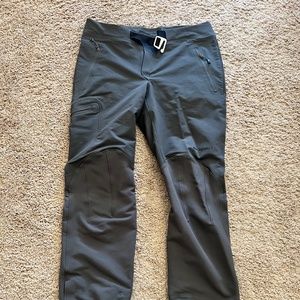 Patagonia Hard Shell Waterproof Women's Outdoor Pants, Size 8, Gray